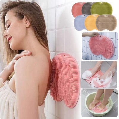 SOHAIL LLC Massage Bath Brush Bathroom Non-slip Bath Mat Back Massage Brush