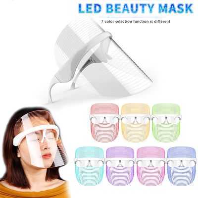 SOHAIL LLC 7 Color LED Mask Red Light Therapy Skin Rejuvenation